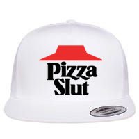 Pizza Slut Pizza Lover Flat Bill Trucker Hat