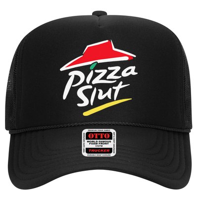 Pizza Slut Pepperoni Cheese Slice Trucker Hat