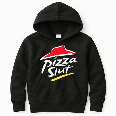 Pizza Slut Pepperoni Cheese Slice Kids Hoodie