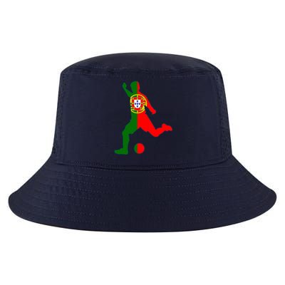 Portugal Soccer Player Portuguese Flag Football Cool Comfort Performance Bucket Hat