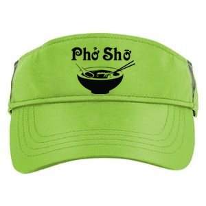 Pho Sho Present Foodie Soup Vietnamese Viet Asian Food Bow Adult Drive Performance Visor