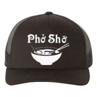 Pho Sho Present Foodie Soup Vietnamese Viet Asian Food Bow Yupoong Adult 5-Panel Trucker Hat