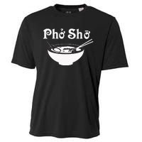 Pho Sho Present Foodie Soup Vietnamese Viet Asian Food Bow Cooling Performance Crew T-Shirt