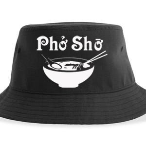 Pho Sho Present Foodie Soup Vietnamese Viet Asian Food Bow Sustainable Bucket Hat