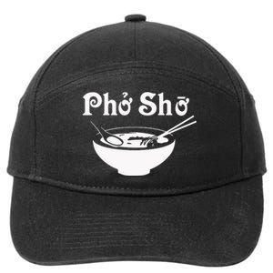 Pho Sho Present Foodie Soup Vietnamese Viet Asian Food Bow 7-Panel Snapback Hat