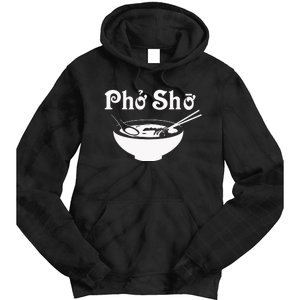 Pho Sho Present Foodie Soup Vietnamese Viet Asian Food Bow Tie Dye Hoodie