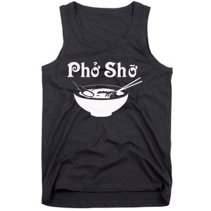 Pho Sho Present Foodie Soup Vietnamese Viet Asian Food Bow Tank Top