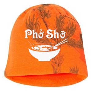 Pho Sho Present Foodie Soup Vietnamese Viet Asian Food Bow Kati - Camo Knit Beanie