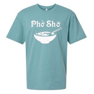 Pho Sho Present Foodie Soup Vietnamese Viet Asian Food Bow Sueded Cloud Jersey T-Shirt