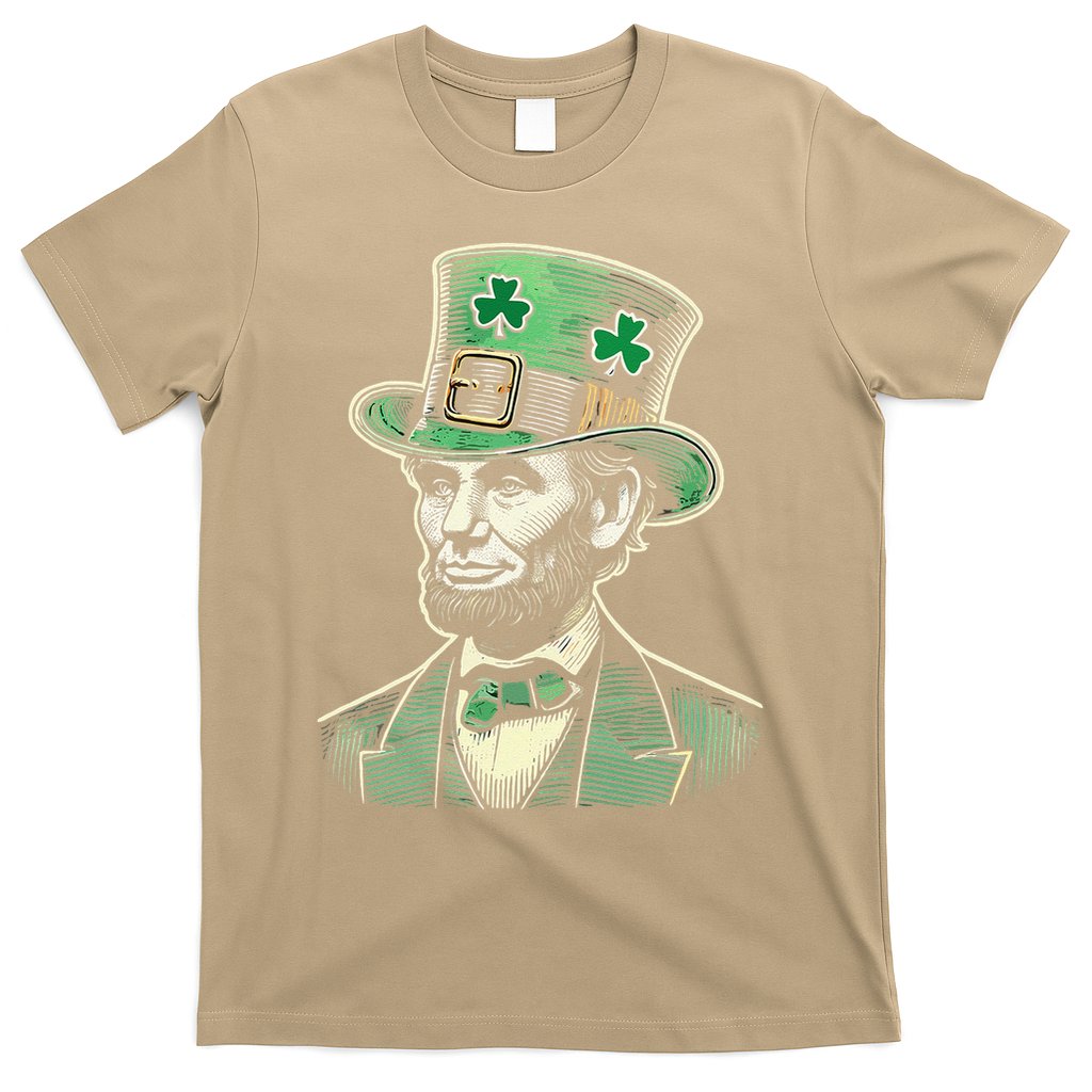 Patriotic St Patricks Day Irish Abraham Lincoln Funny T-Shirt