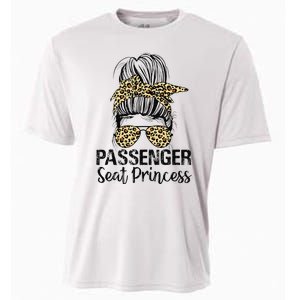 Passenger Seat Princess Messy Bun Funny Saying Cooling Performance Crew T-Shirt