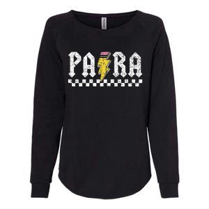 Para Squad Paraprofessional Para Teacher Womens California Wash Sweatshirt