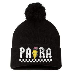 Para Squad Paraprofessional Para Teacher Pom Pom 12in Knit Beanie