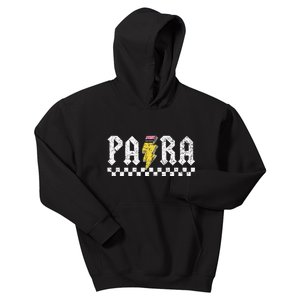 Para Squad Paraprofessional Para Teacher Kids Hoodie