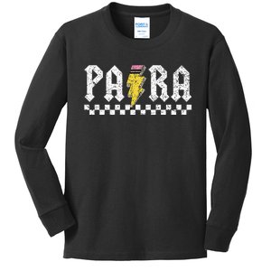 Para Squad Paraprofessional Para Teacher Kids Long Sleeve Shirt