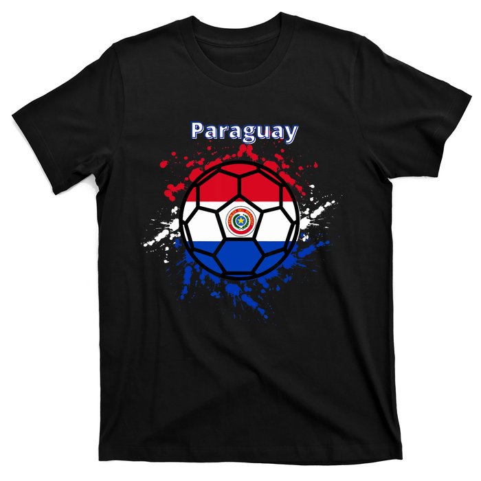 Paraguay Soccer Paraguayan Flag Futbol Fan Jersey T-Shirt