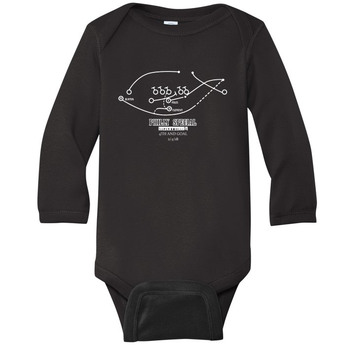 Philly Special Baby Long Sleeve Bodysuit