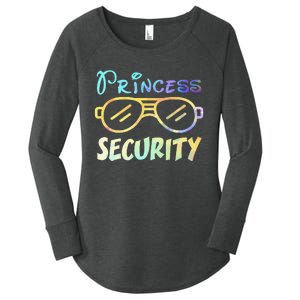 Princess Security Perfects Art For Dad or Boyfriend Women's Perfect Tri Tunic Long Sleeve Shirt