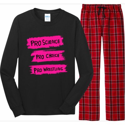 Pro Science Pro Choice Pro Wrestling Long Sleeve Pajama Set