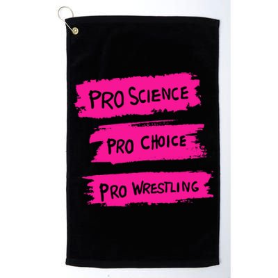 Pro Science Pro Choice Pro Wrestling Platinum Collection Golf Towel