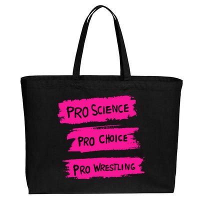 Pro Science Pro Choice Pro Wrestling Cotton Canvas Jumbo Tote