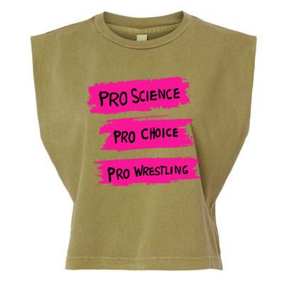 Pro Science Pro Choice Pro Wrestling Garment-Dyed Women's Muscle Tee