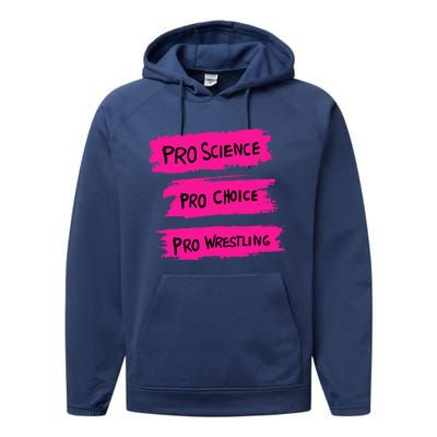 Pro Science Pro Choice Pro Wrestling Performance Fleece Hoodie