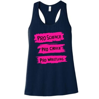 Pro Science Pro Choice Pro Wrestling Women's Racerback Tank