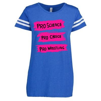 Pro Science Pro Choice Pro Wrestling Enza Ladies Jersey Football T-Shirt