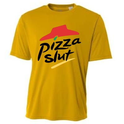 Pizza Slut Parody Funny Pizza Hut Cooling Performance Crew T-Shirt