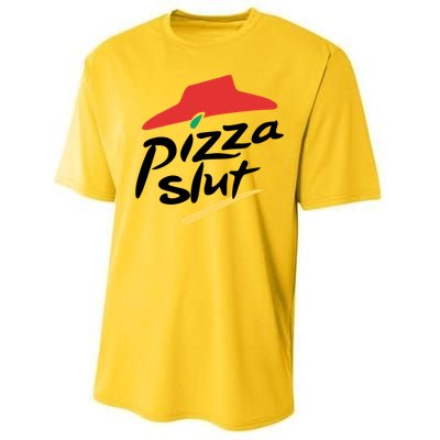 Pizza Slut Parody Funny Pizza Hut Performance Sprint T-Shirt