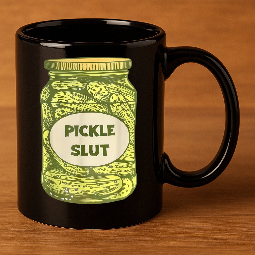 Pickle Slut 11oz C Handle Ceramic Mug