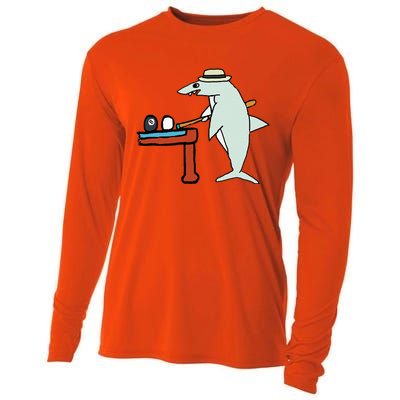 Pool Shark Cooling Performance Long Sleeve Crew