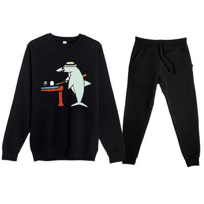 Pool Shark Premium Crewneck Sweatsuit Set