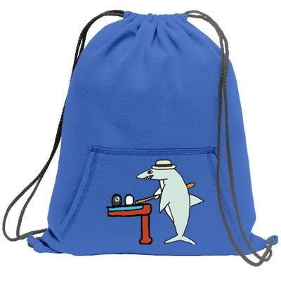 Pool Shark Sweatshirt Cinch Pack Bag