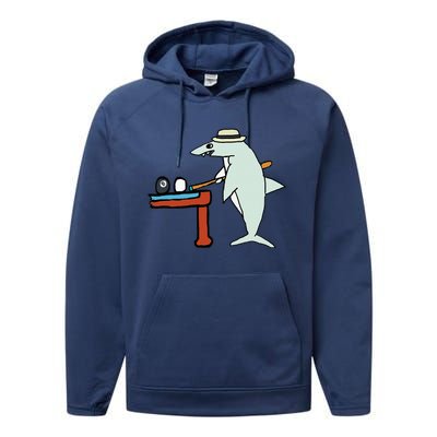 Pool Shark Performance Fleece Hoodie