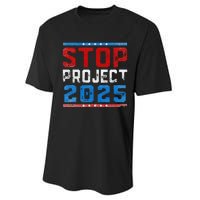 Prodemocracy Stop Project 2025 Presidential Election 2024 Performance Sprint T-Shirt