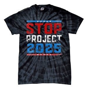 Prodemocracy Stop Project 2025 Presidential Election 2024 Tie-Dye T-Shirt