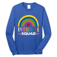 Preschool Squad Pregiftkindergarten Teacher Student Preschooler Great Gift Long Sleeve Shirt