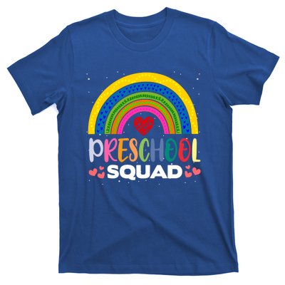 Preschool Squad Pregiftkindergarten Teacher Student Preschooler Great Gift T-Shirt