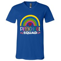 Preschool Squad Pregiftkindergarten Teacher Student Preschooler Great Gift V-Neck T-Shirt