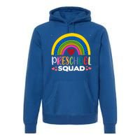 Preschool Squad Pregiftkindergarten Teacher Student Preschooler Great Gift Premium Hoodie