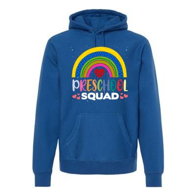 Preschool Squad Pregiftkindergarten Teacher Student Preschooler Great Gift Premium Hoodie