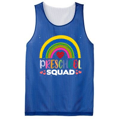 Preschool Squad Pregiftkindergarten Teacher Student Preschooler Great Gift Mesh Reversible Basketball Jersey Tank