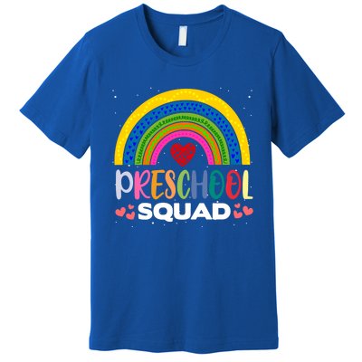 Preschool Squad Pregiftkindergarten Teacher Student Preschooler Great Gift Premium T-Shirt