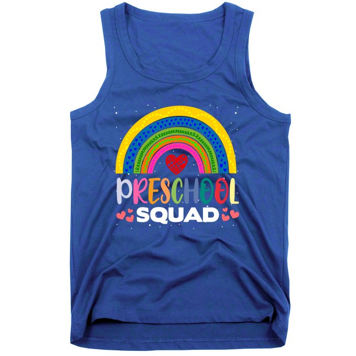 Preschool Squad Pregiftkindergarten Teacher Student Preschooler Great Gift Tank Top