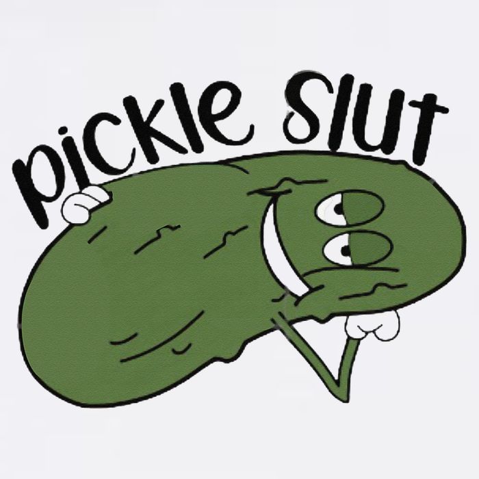 pickle slut  Women's V-Neck T-Shirt