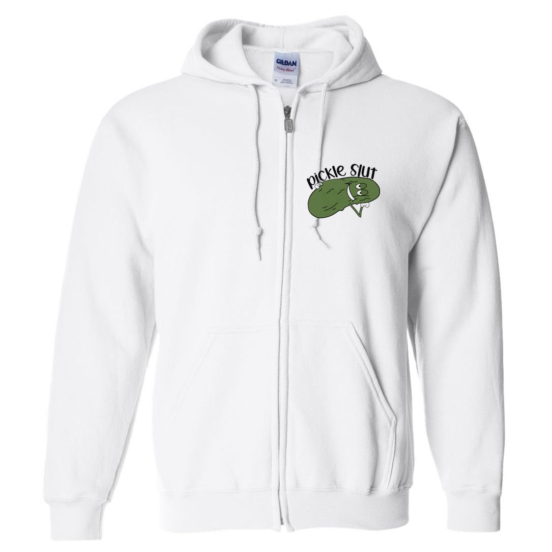 pickle slut  Full Zip Hoodie