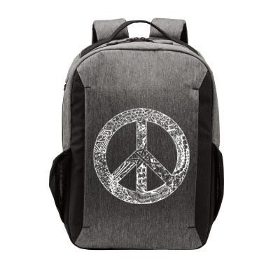 Peace Symbol Vector Backpack