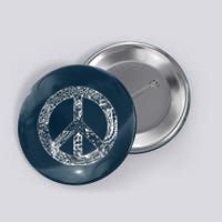 Peace Symbol Button